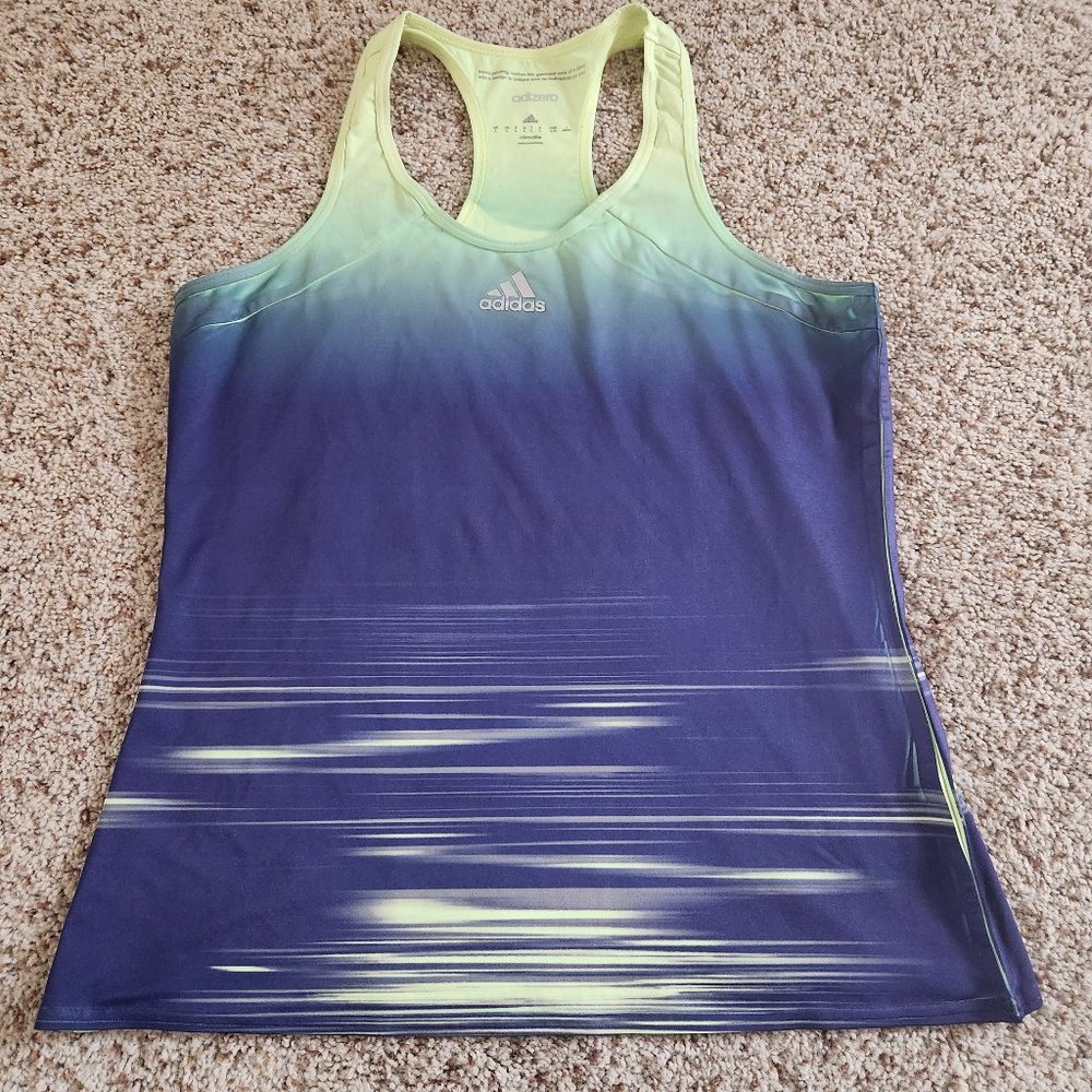 Adidas tank top Yellow/Blue